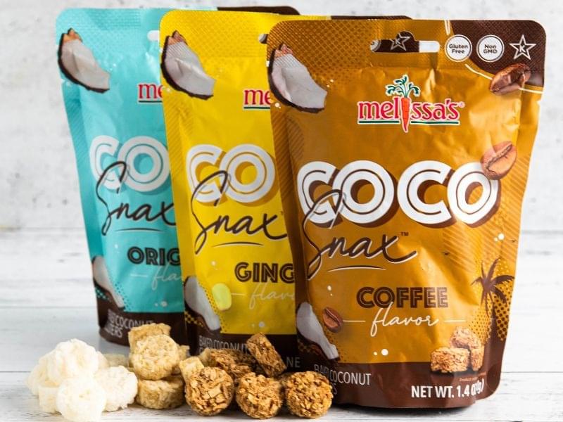 three 2 ounce clean snacks packages from melissas produce